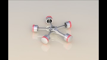 Radial Engine Assembly | SolidWorks Animation | Hamza Rafaqat