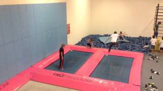 My first double front flip