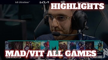 MAD vs VIT - All Games (Bo3) Highlights | Day 1 LEC Spring 2023 Group Stage | Mad Lions vs Vitality