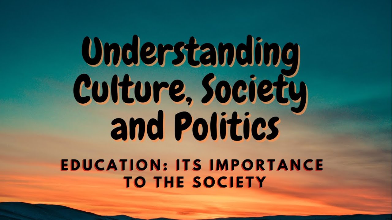 functions of education in society ucsp