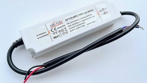 Test for constant current led driver 60W 700mA