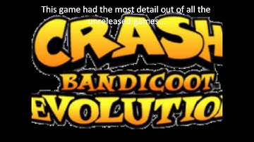 Unreleased Crash Bandicoot Games
