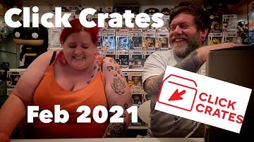 CLICK CRATES Feb 2021 Geeky Mystery Box Unboxing - Is this the best?