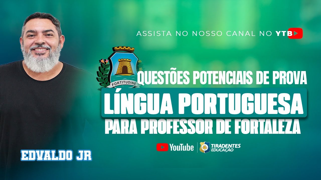 Возможные экзаменационные вопросы для учителей в Форталезе - португальский - профессор Эдвальдо