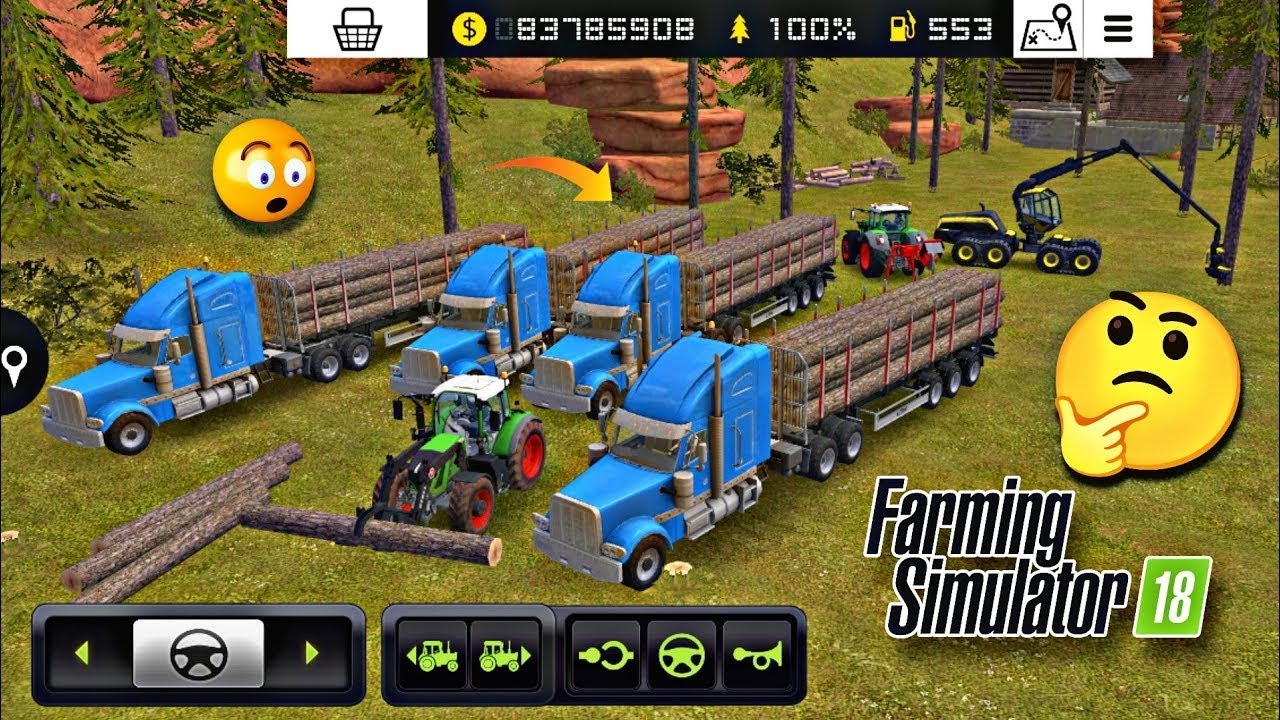 Top Wood Cutting and Store in the World FS 18  👉 timelapse...