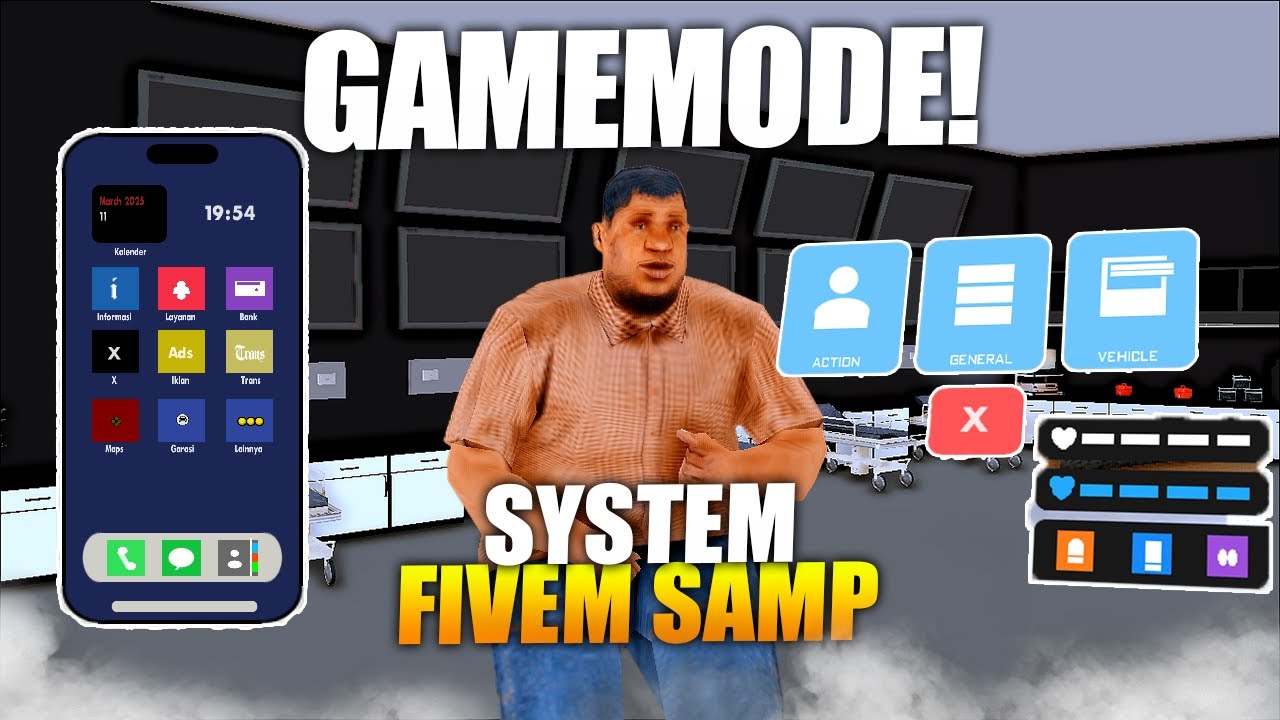 INI DIA GAMEMODE TERBARU SUPPORT ALL HOSTING FITUR MIRIP FIVEM - REVIEW GTA SAMP - GTA ROLEPLAY