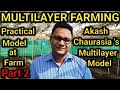 MULTILAYER FARMING | PART 2 | AKASH CHAURASIA 'S MULTI LAYER MODEL | PRACTICAL MODEL AT FARM |