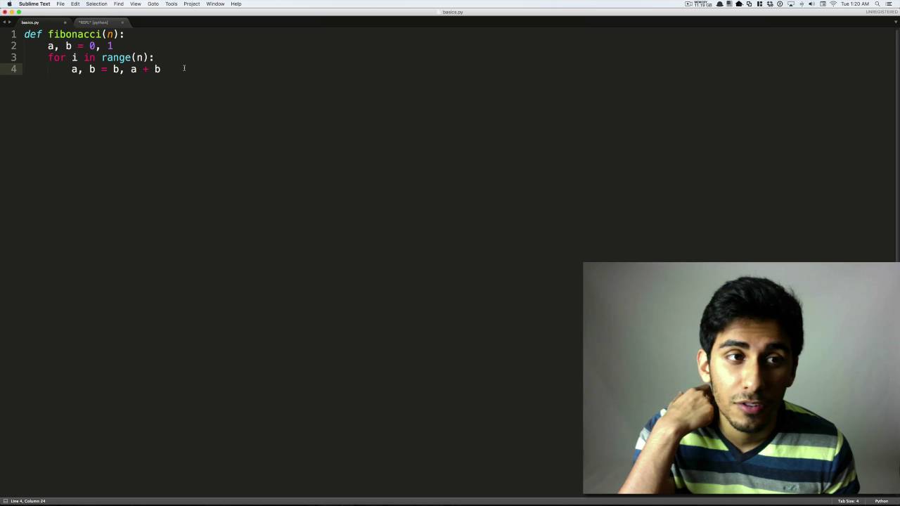 Interview Question: Fast Iterative Fibonacci Solution in Python