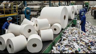 From Waste Paper to Soft Toilet Paper | Complete Factory Process