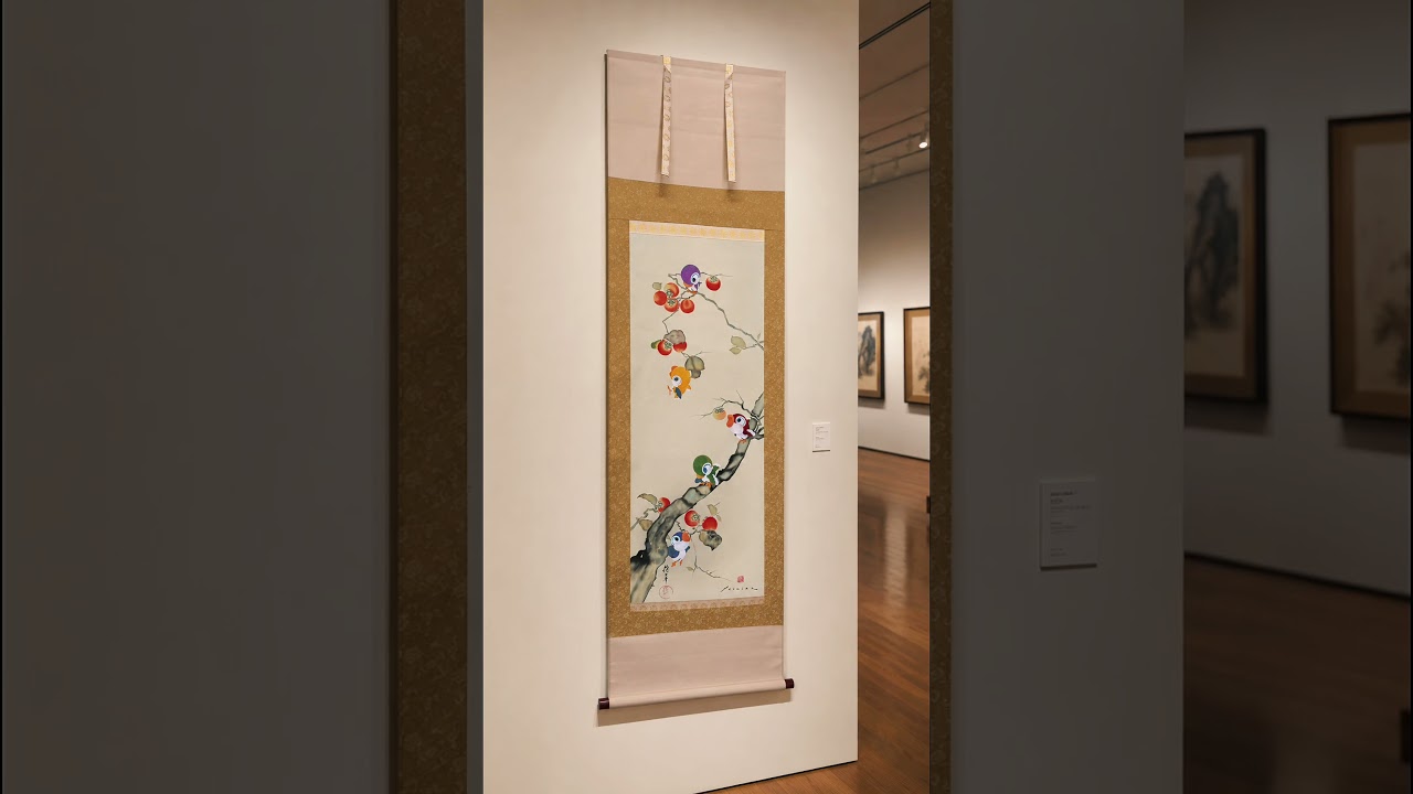 A tin bird lands where an ancient painting once depicted a bird