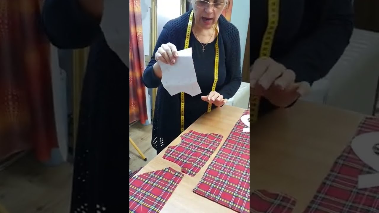 Curs on-line de croitorie - Cum croim rochia în carou