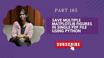 📌 Part 165: Save Multiple Matplotlib Figures in a Single PDF File