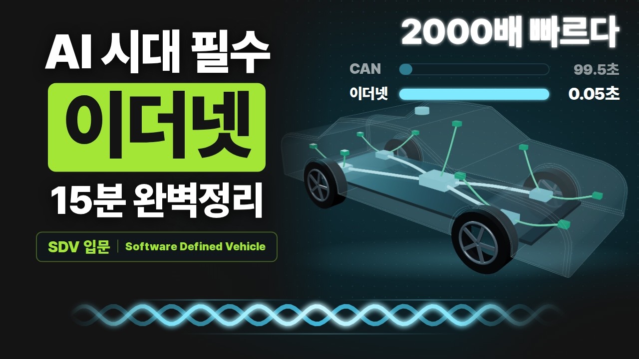 이 영상 하나면 차량 이더넷 통신은 끝납니다.