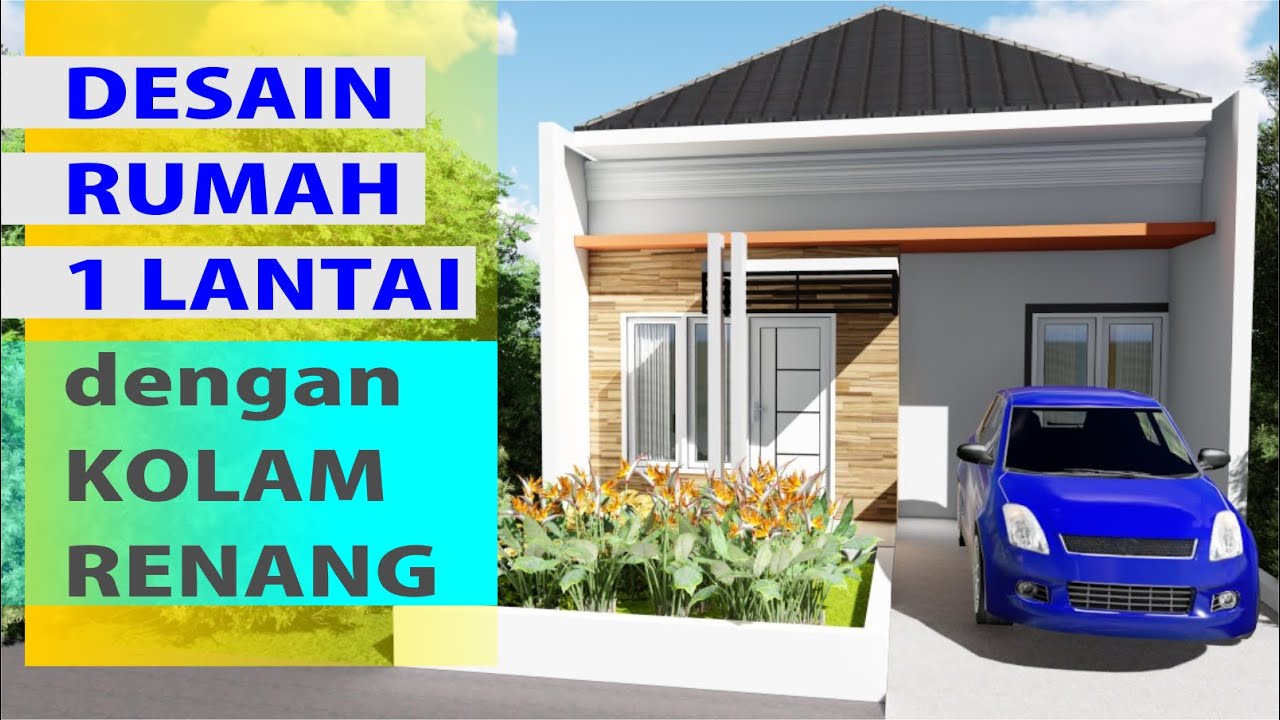  Desain  Rumah  6x20 m dengan  Kolam  Renang  PROJECT 37 YouTube