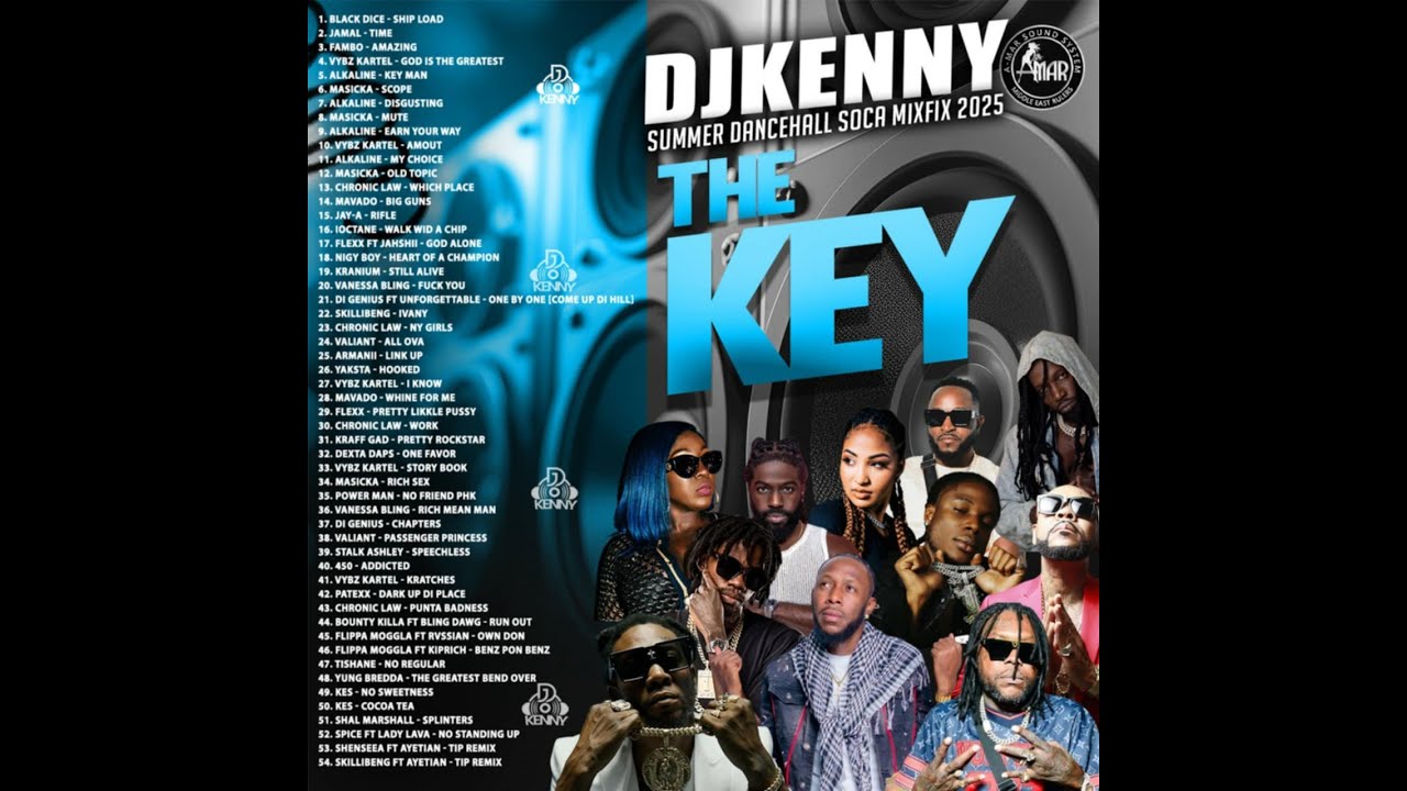 DJ KENNY THE KEY SUMMER DANCEHALL SOCA MIXFIX AUG 2025 DJ KENNY THE KEY SUMMER DANCEHALL SOCA MIXFIX AUG 2025