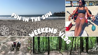 vlog ✷ : fun in the sun! coco & lulus first beach trip!