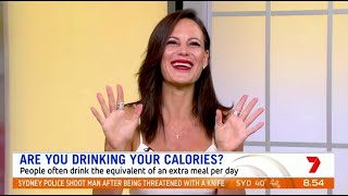 HIDDEN CALORIES IN DRINKS! ☕️ || SARAH DI LORENZO || WEEKEND SUNRISE