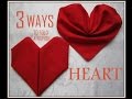 Napkin Folding:3 Ways to Fold a Napkin Heart