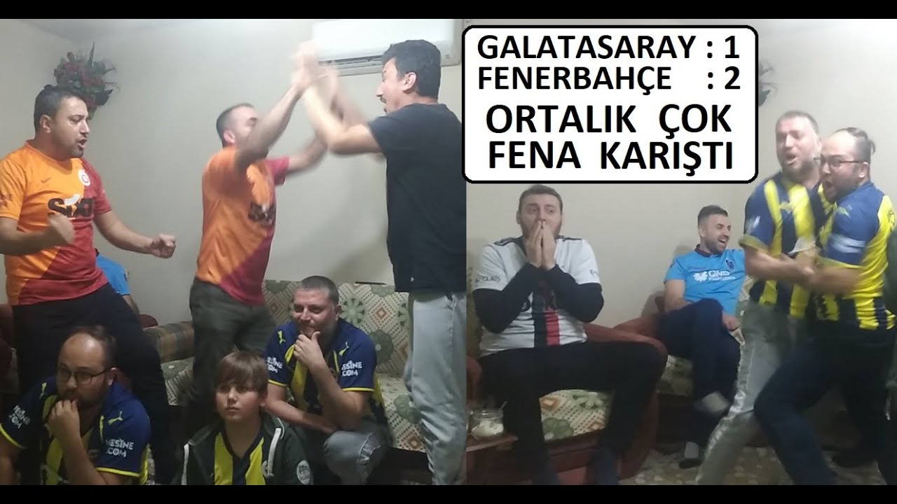 GALATASARAY 1 FENERBAHÇE 2 DERBİ TEPKİMİZ !!! ORTALIK ÇOK KARIŞTI !!!