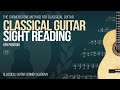 Sight reading lesson for classical guitar 5th position