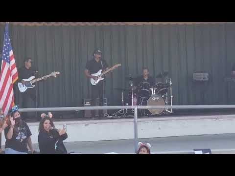 Cumbia band playing oldies at E Hale Curran Elementary School