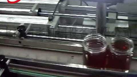 Honey Jars Filling /Capping/ Aluminium foil / Labeling Machines Production Line (By Tina)