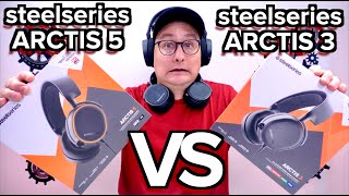 SteelSeries Arctis 3 VS Arctis 5 Gaming Headsets, WHO WINS?