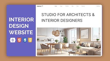 Interior Design Responsive Website Template using HTML CSS and JavaScript | Bootstrap Framwork