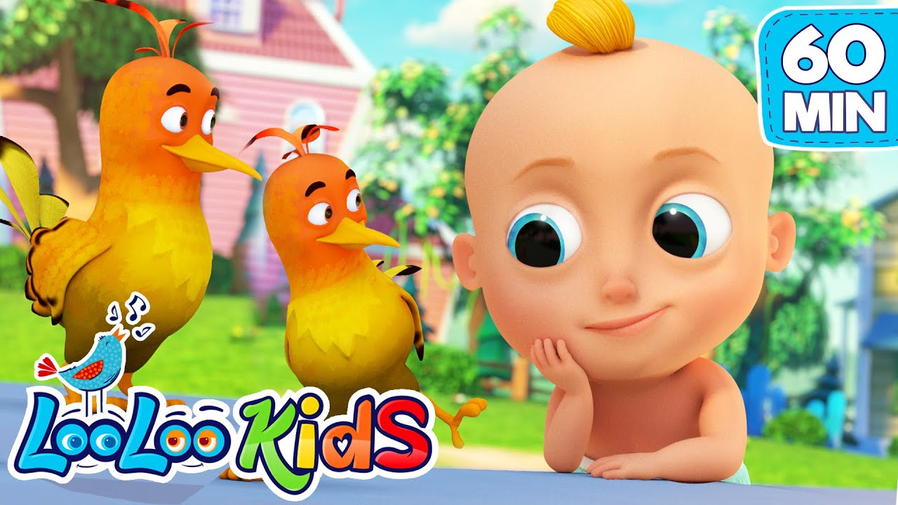 Two Little Dickie Birds - The BEST SONGS for Kids | LooLoo Kids