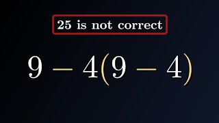Why You Got 25 And Why Its Completely Wrong Bodmas Mr. Math