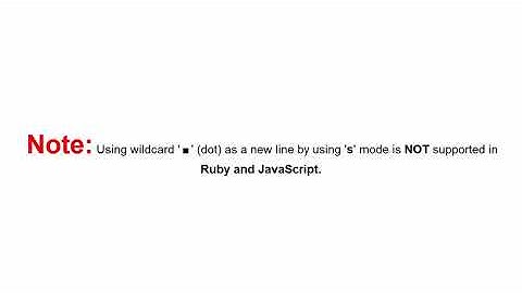 The Complete Regular Expressions Course with Exercises : WildCard