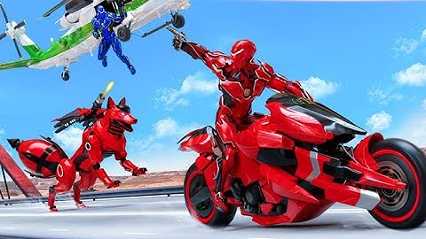 Wild Fox Transform Bike Robot Shooting Part-1 | New Robot Shooting Android GamePlay | By Game Crazy