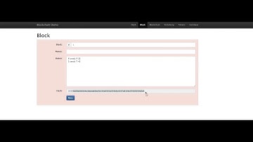 Blockchain Demo