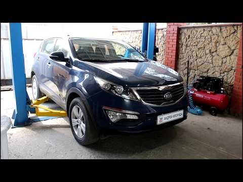 Замена сайлентблока заднего продольного рычага KIA Sportage 2,0 Киа Спортейдж 2012 года