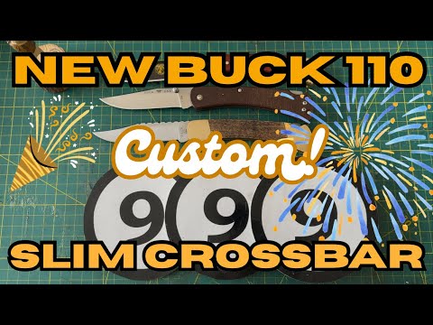 Buck Made Me A Custom 110 Slim Heritage Elite Hunter Pro Crossbar! ????????????