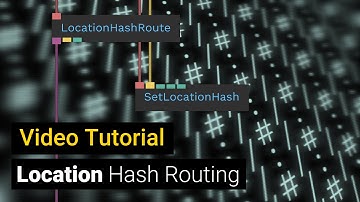 Location Hash Routing - setting and using URL