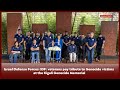 Israel Defense Forces (IDF) veterans pay tribute to Genocide victims at the Kigali Genocide Memorial