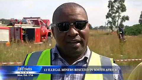 12 Illegal Miners Rescued in South Africa