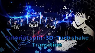 Tutorial Split+3D+Turb [Alight Motion]
