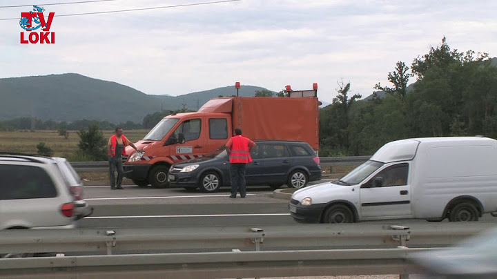 A1 gužva na autoputu na ličkoj dionici 2011. godine
