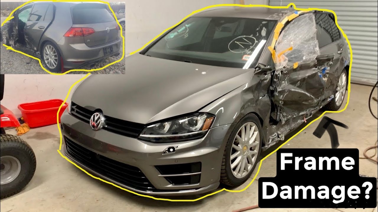Rebuilding a WRECKED VW Golf R - YouTube