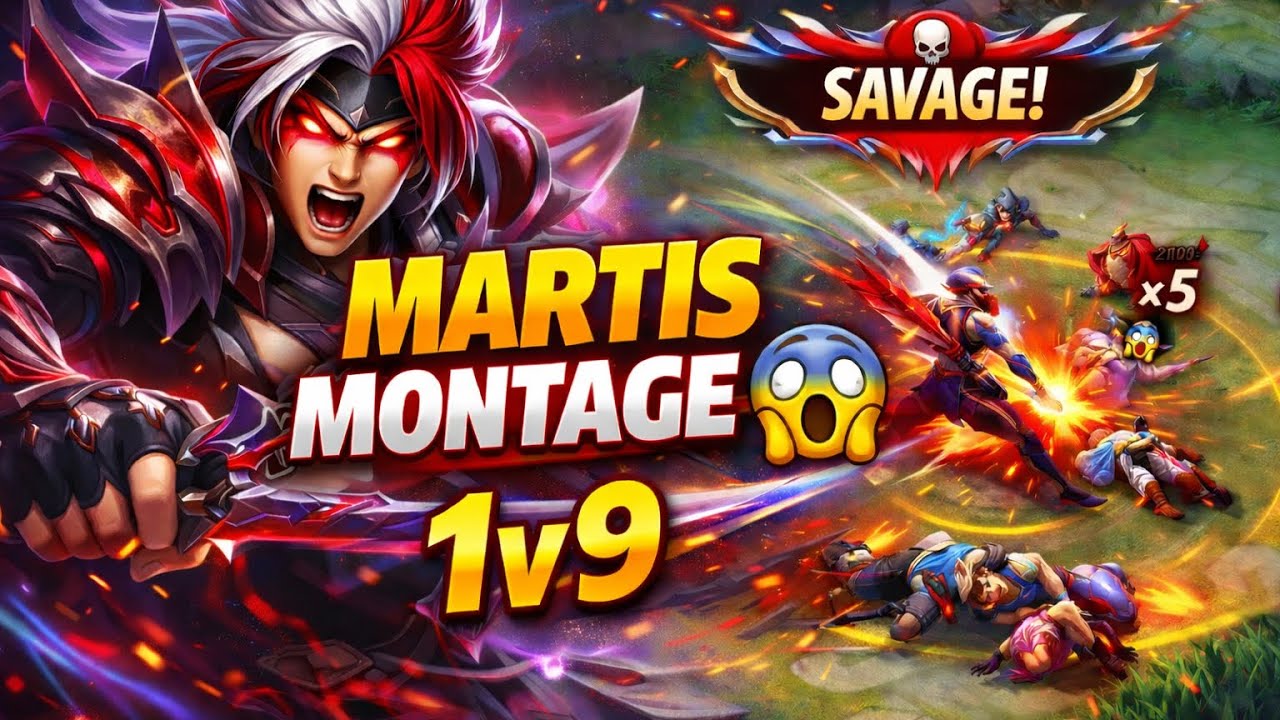 Martis Went Crazy | Levi Skin Montage, AFK Teammate, Enemy Just Surrenders | Mobile Legends |