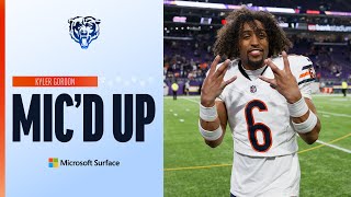 Kyler Gordon | Mic'd Up | Chicago Bears