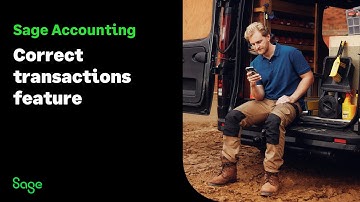Sage Accounting (UK) - Correct transactions feature