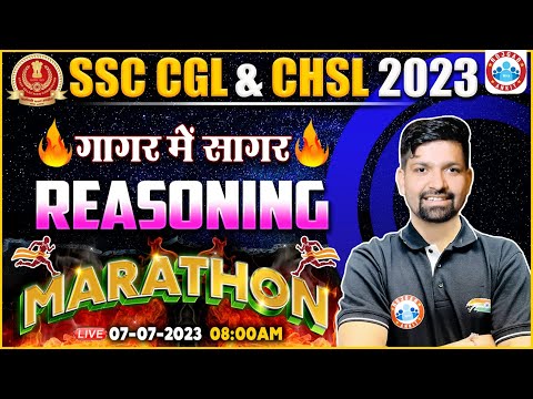 SSC CGL 2023, CGL Reasoning गागर में सागर, CHSL Reasoning Marathon, CHSL Reasoning By Sandeep Sir