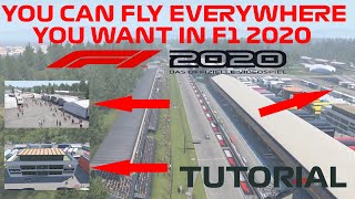 HOW TO FLY EVERYWHERE IN F1 2020 GAME!!! // You can go everywhere at the map you want in F1 2020 screenshot 3