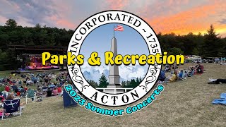 2023 Acton Summer Concert Series Preview