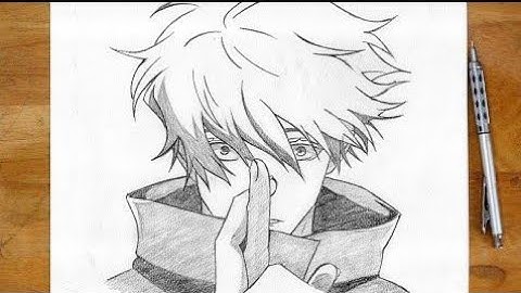 Gojo domain expansion drawing | Jujutsu kaisen | gojo drawing step by step | Adro Draw.