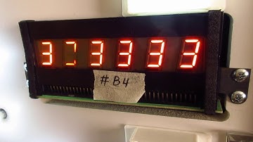 Bally 6 digit numeric display (Our Inventory Number B4)