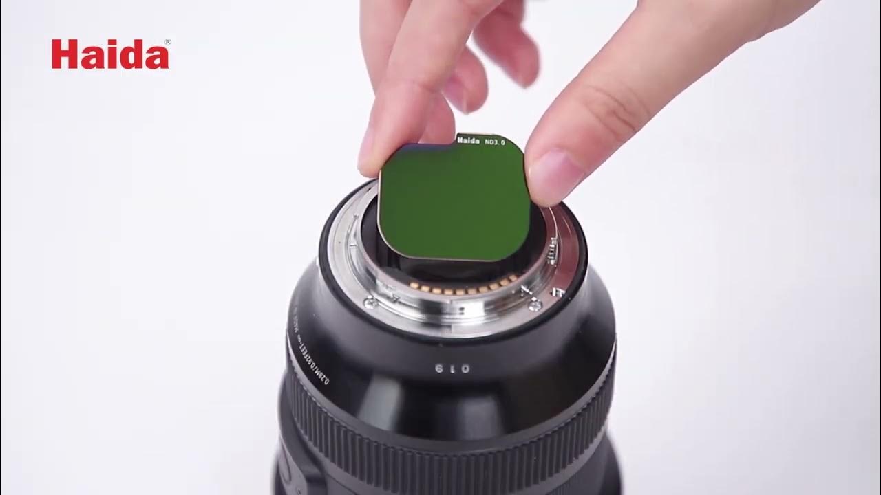 How to install the rear lens filter for Sigma 1424 F2.8 DG DN Art lens